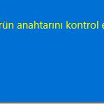 Www.saglamlisans.com Sitesinden Alınan Ürün Anahtarı Çalışmıyor