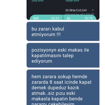 Quantfury Pozisyon Zararı Ve Destek Eksikliği