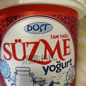 BİM Dost Süzme Yoğurt