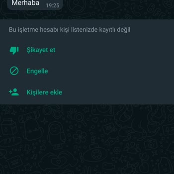 WhatsApp Üzerinden Bilinmeyen Numara