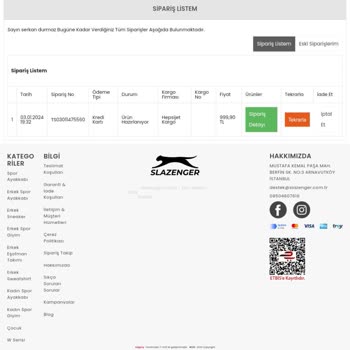 Slazenger 24 Saat Yalanı