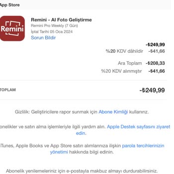 Remini Uygulaması Ücret Şoku!