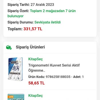 Kitapsec Siparişimi Göndermiyor
