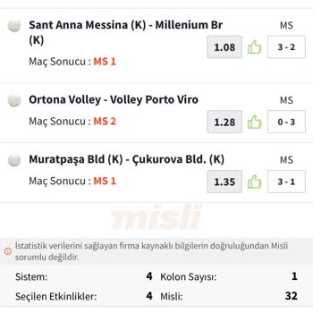 misli Maç Mevcut Değil