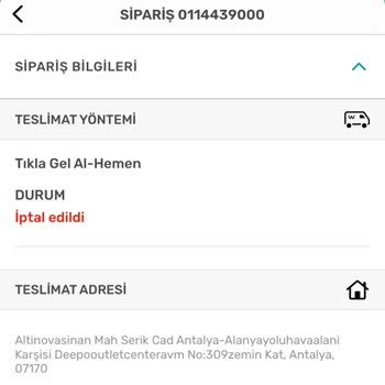 Watsonsın Siparişimi Uğraşmama Rağmen İptal Etmesi.