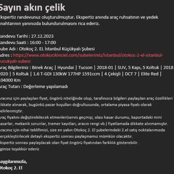 Otokocikinciel.com Oko Koç Küçükyalı 2. El Deneyimsiz Personel