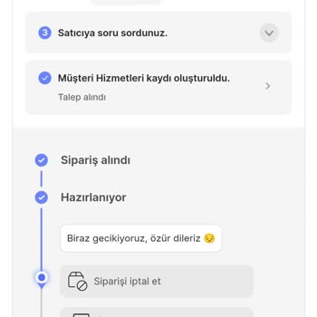 Garantili Teknoloji İletişim Hizmetleri Siparişimin Kargoya Verilme Sürecinde Yaşanan Gecikmeler