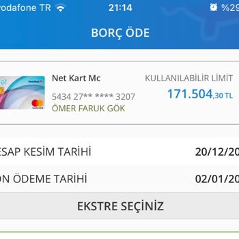 VakıfBank Kart Limitimi Düşürdüm Yükselmiyor