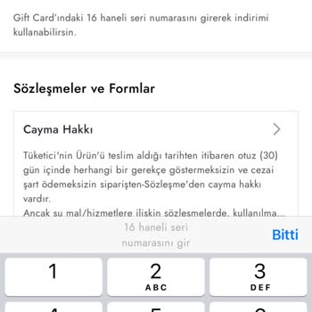 Boyner Geçersiz Multigift Hatası