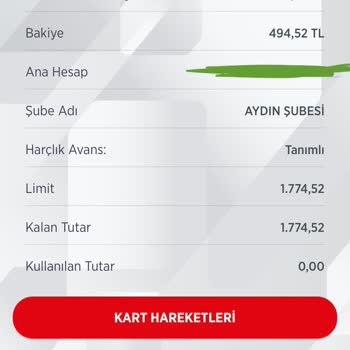 Ziraat Bankası Harçlık Avansım Yanlış Tanımlanmış