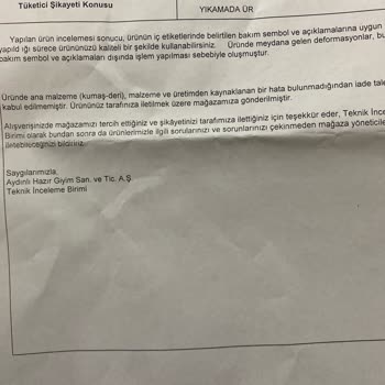 U.S. Polo Assn. U. S Polo' Dan Aldığım Mont İlk Yıkamamda Tüm Elyafları Topaklandı