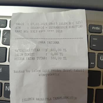Akbank Banka ATM'sinde Para Yatırma Sorunu Ve Müşteri Mağduriyeti