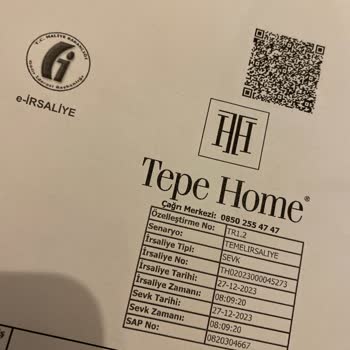 Tepe Home Kırık Lambader Teslimi