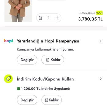 Boyner 1200 TL Kupon İndirimi Kararsızlığı