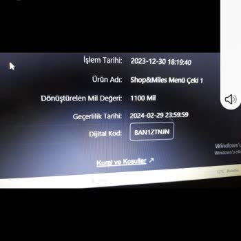 THY Miles And Miles Kupona Çevirmeme Kampanyası