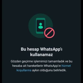 Bu Numara WhatsApp Kullanamaz Diyor
