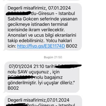 Pegasus Uçuş Gecikmesi Ve Bekletme Sorunu