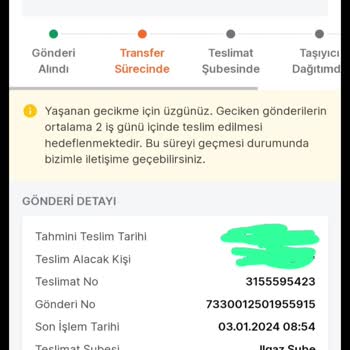 Trendyol Sayfasından Aldığım Ürün Trendyol Express Kargoda Kayboldu