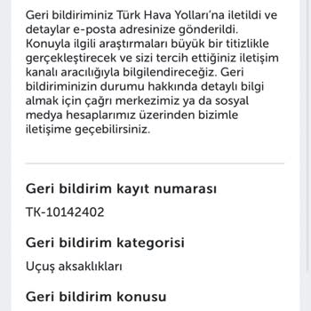 THY Geç Bildirilen Uçuş İptali