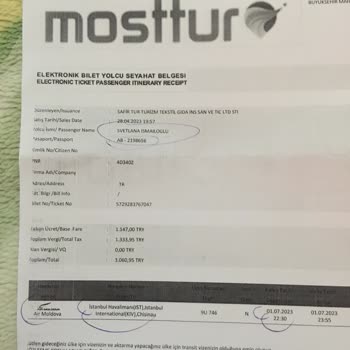 Air Moldova Havayolları Haksızlık. Air Moldova’da