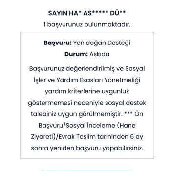 İBB - İstanbul Büyükşehir Belediyesi Yeni Doğan Destek Paketi