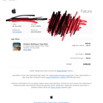 Goddess Meditasyon Uygulaması Deneme Sürecinde Yıllık Ücret Aldı