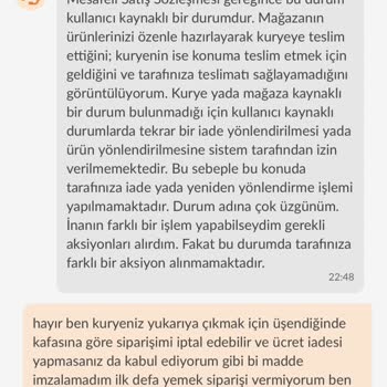 Trendyolgo Teslimat Problemi