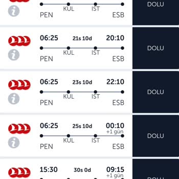 THY Uçuş Takvimindeki Eksiklikler