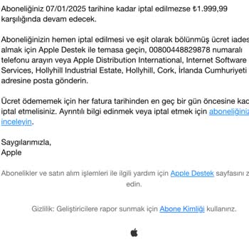 Bright Learn Fast Haksız Abonelik, Ücretsiz Deneme Diye Para Çekme