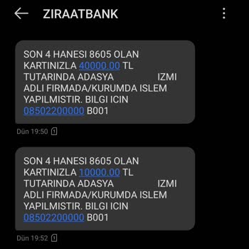 Ziraat Bankası Kredi Kartımdan Çekilen Para