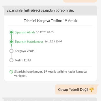 Pull and Bear Ürünüm Kargoya Verilmedi