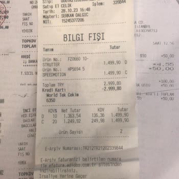Adidas Viaport'TAN Aldığım Ayakkabının Faturası Kesilmiyor