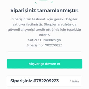 Shopier Paramın İadesini İstiyorum Ya Da Görseldeki Ürünün Aynısını