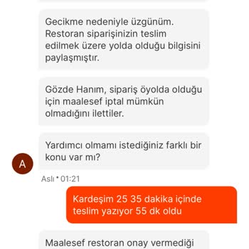 Migros Yemek Siparişinde Yaşanan Gecikme Ve İptal Sorunu