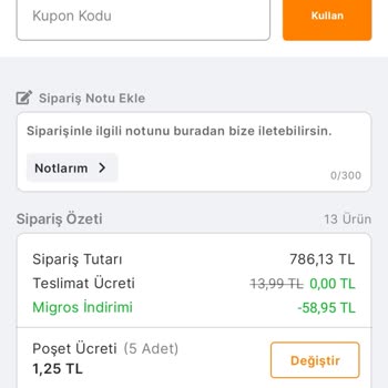 Migros Colendi Hazır Limit Ödeme Hatası