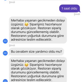 Fiyuu Siparişimin Geç Getirilmesi