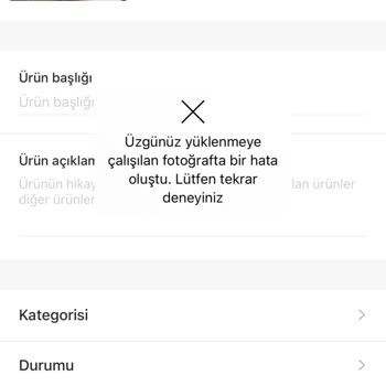 Gardrops Fotoğraf Ekleyemiyorum Hata Veriyor