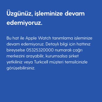 Turkcell Apple Watch Saat Cellular Hücresel Sim Etkinleştirilemiyor