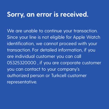 Turkcell Apple Watch Saat Cellular Hücresel Sim Etkinleştirilemiyor