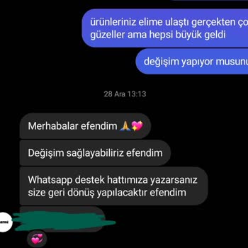 Charme Butik Siparişimi Değişmiyor