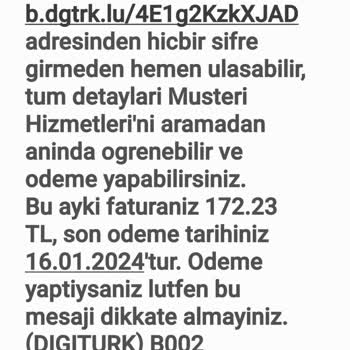 Digiturk Telekomünikasyon Şirketi Tarafından Mağduriyet Yaşayan Vatandaşın Şikayeti