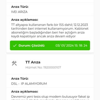 Çankırı Türk Telekom Ekiplerinin Arızaya Müdahale Etmemesi