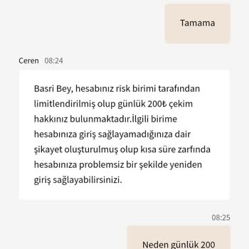 Rinabet Hesabıma Kısıt Konuldu