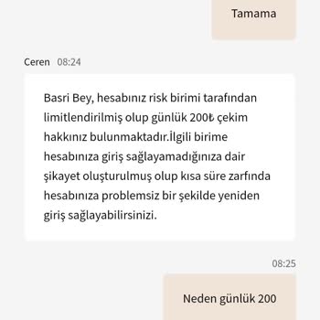 Rinabet Hesabıma Kısıt Konuldu