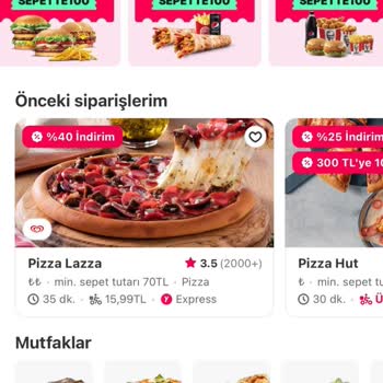 Yemeksepeti Kupon Handikapı 100 TL Oyunu