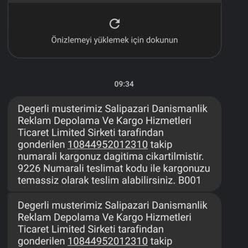 Salıpazarı Danışmanlık Reklam Kargo Yanıltması