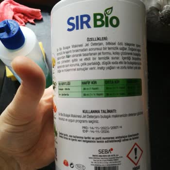 Seba Kimya Sır Bio Bulaşık Makinesi Jeli Bardakları Beyaz Buğu Bırakıyor