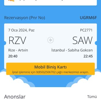 Pegasus Uçak İptali ve Mağduriyet