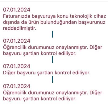 Samsung Telefonuna Faturadan Dolayı Eğitime Destek Ödemesi Reddi