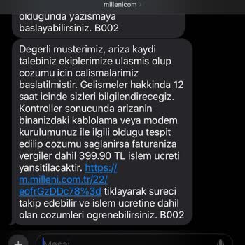Millenicom Bağlantı Sorunları